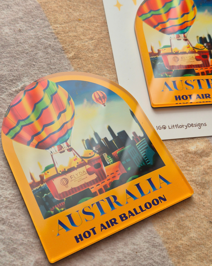 Hot Air Balloon Fridge Magnet