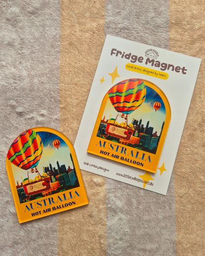 Hot Air Balloon Fridge Magnet