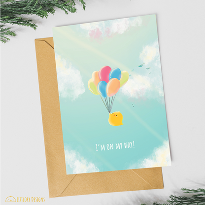 I'm On My Way Card