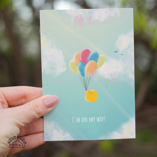 I'm On My Way Card