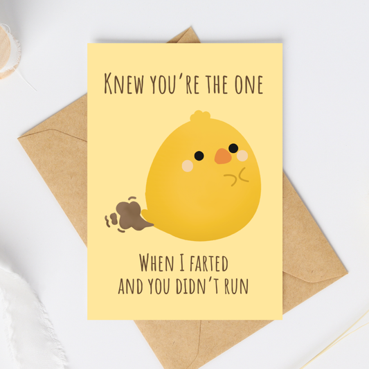 Knew You're The One Card
