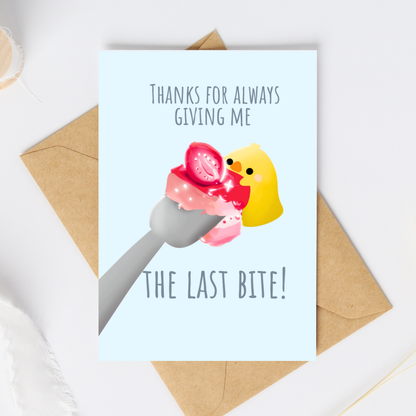 Last Bite Card