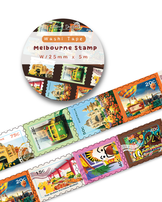 Melbourne Stamp Washi Tape