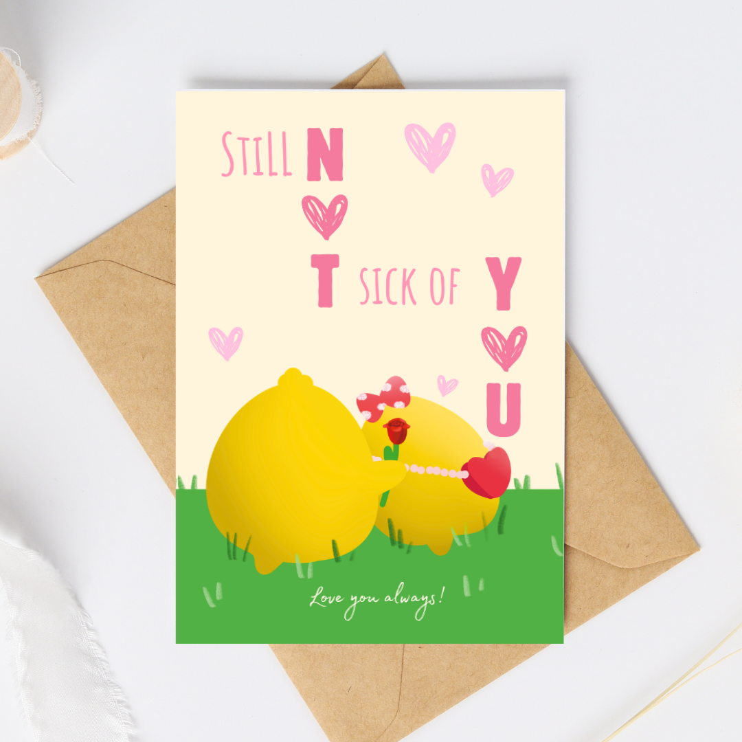 Not Sick with You Card