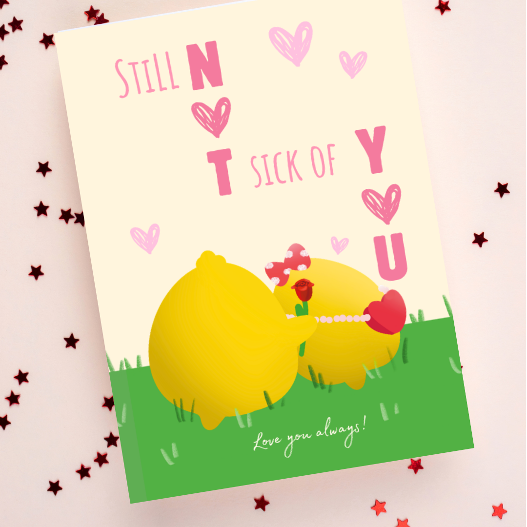 Not Sick with You Card