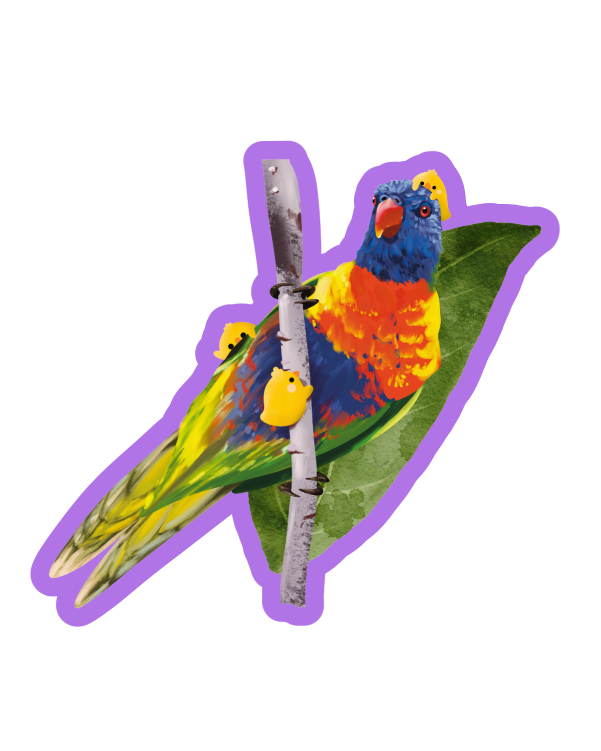 Rainbow Lorikeet Sticker