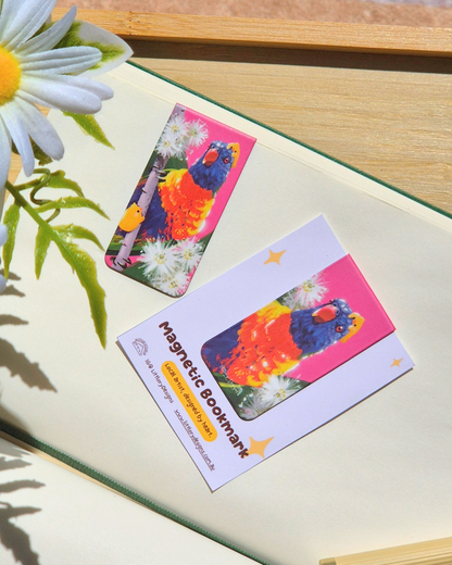 Rainbow Lorikeet with Lemon Myrtle Bookmark