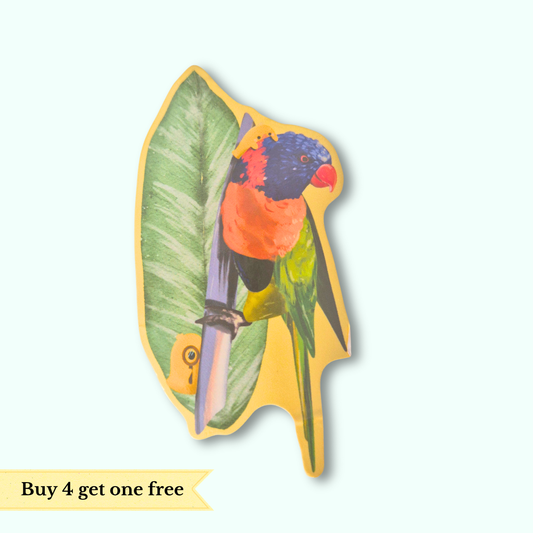 Red-collared Lorikeet Sticker