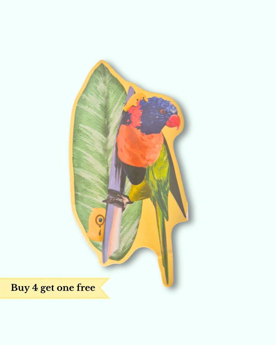 Red-collared Lorikeet Sticker