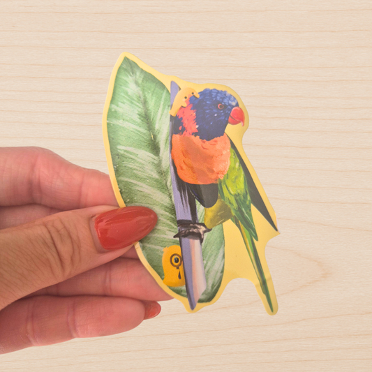 Red-collared Lorikeet Sticker