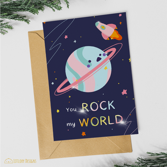 Rock My World Card