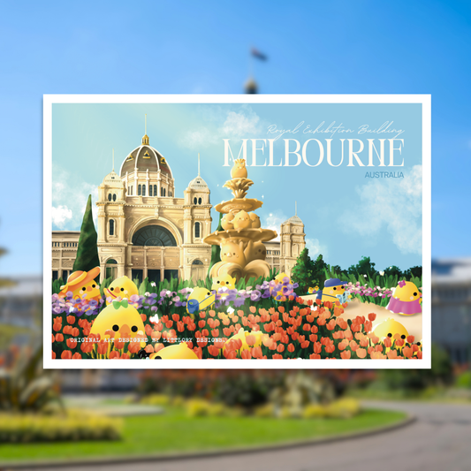 Royal Exhibition Building Melbourne Postcard