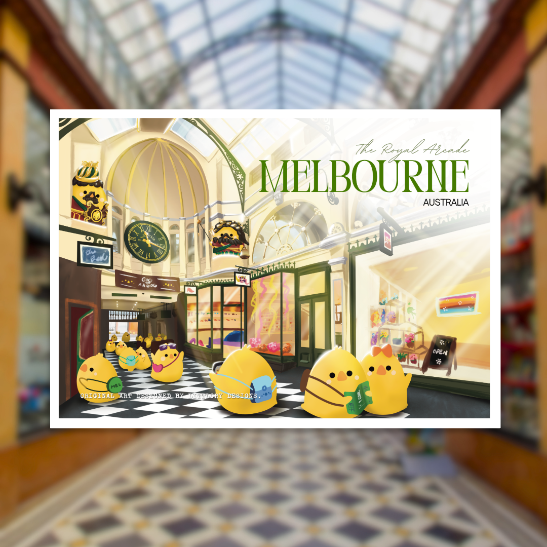 The Royal Arcade Melbourne Postcard