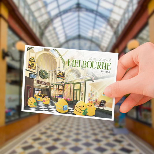 The Royal Arcade Melbourne Postcard
