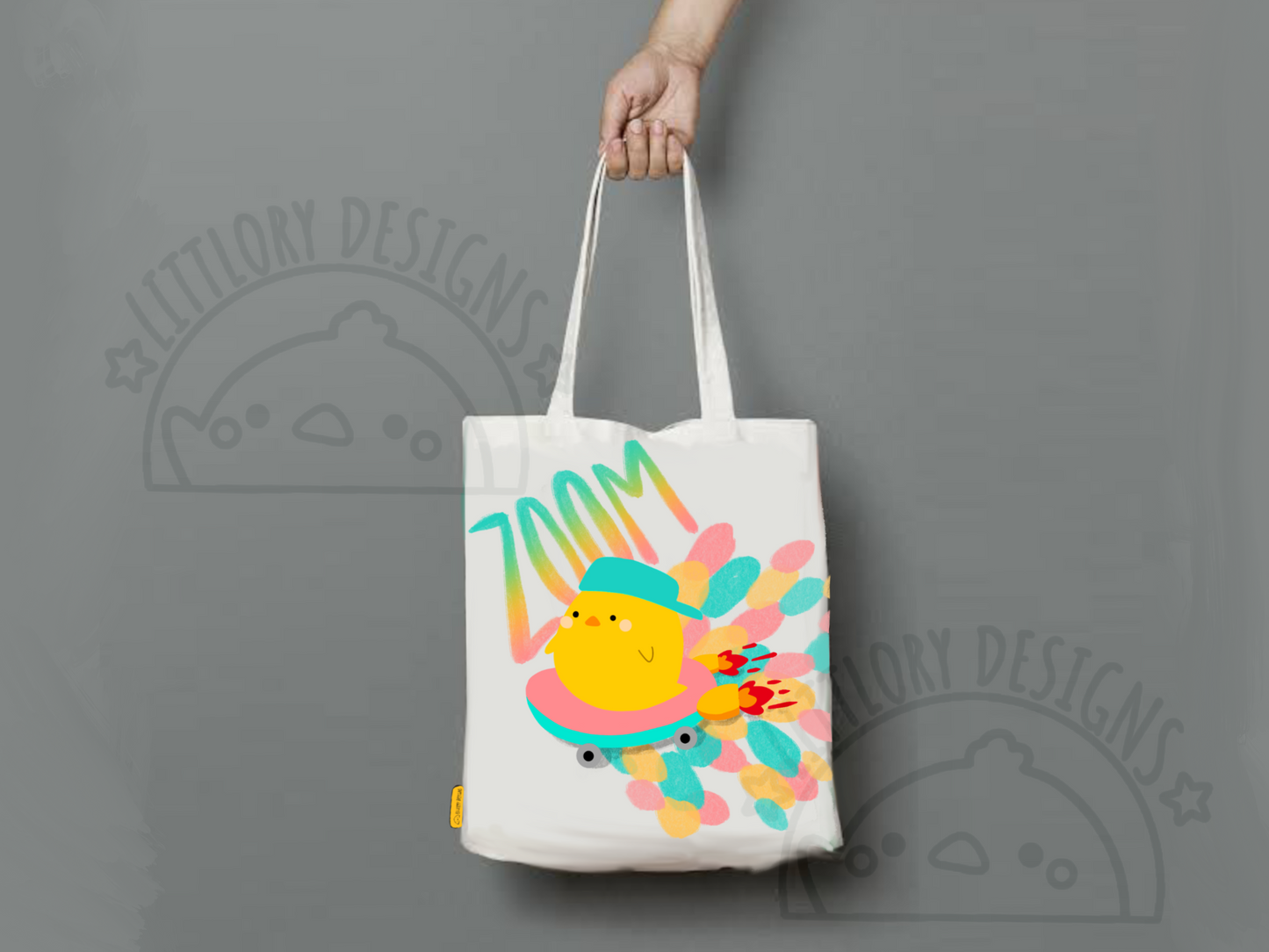 PULU Skating Tote Bag