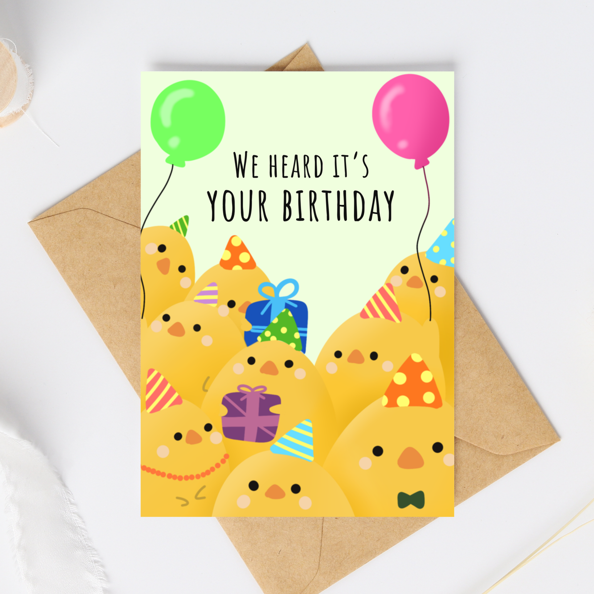 We Heard It's Your Birthday Card