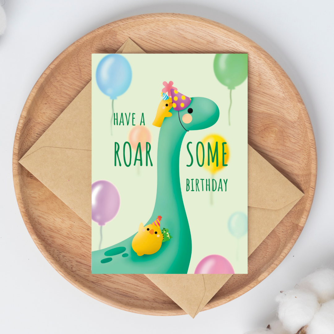Roar-some Birthday Card