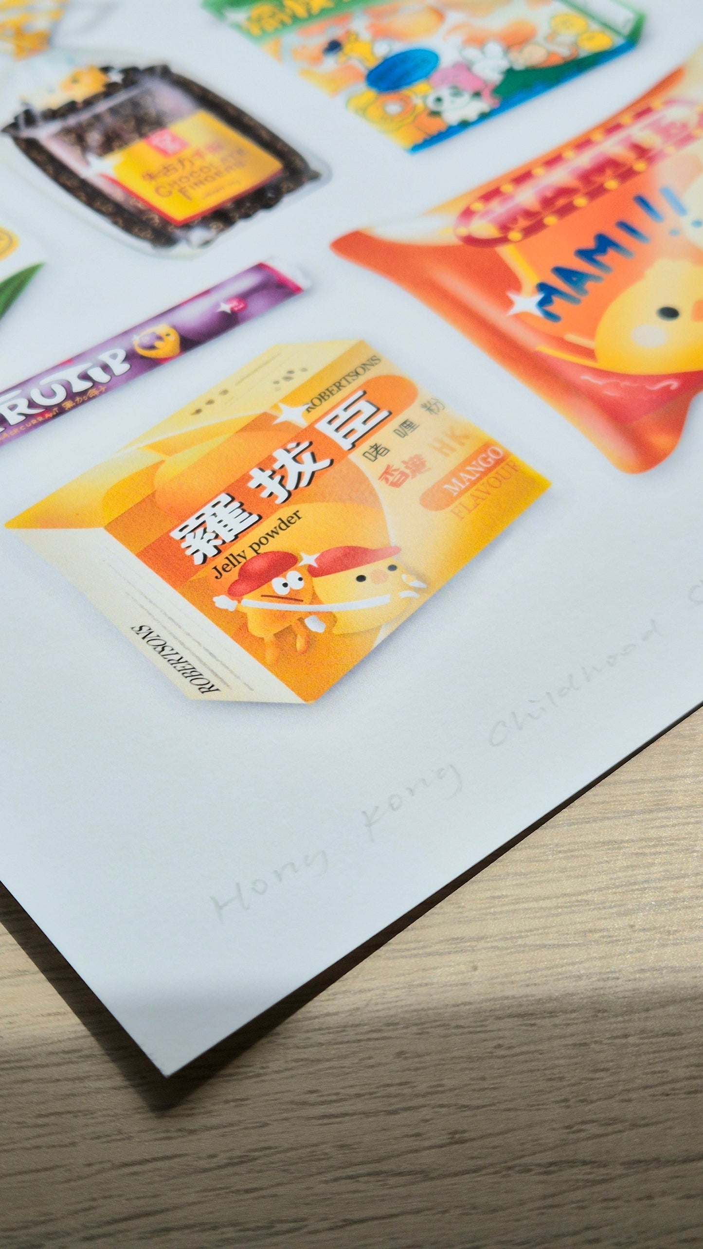 Childhood Snacks Art Print