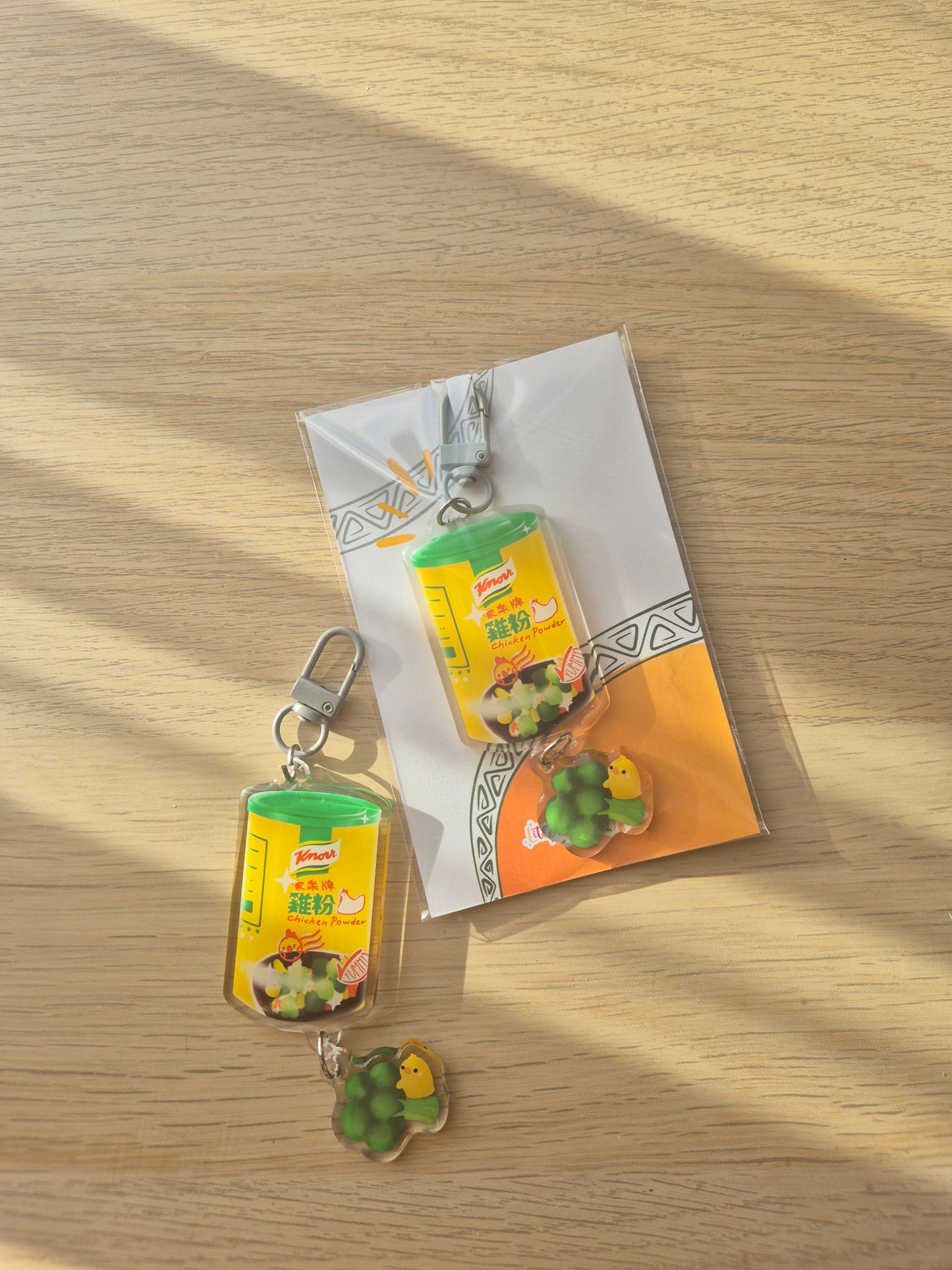 Chicken Powder Keychain