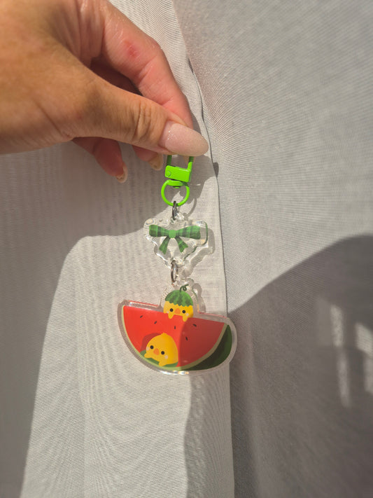 Watermelon Keychain