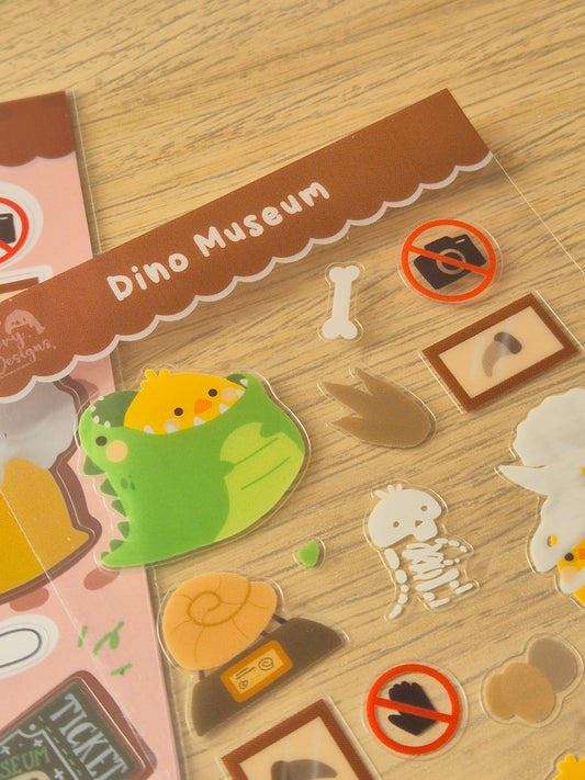 Dino Museum Sticker Sheet