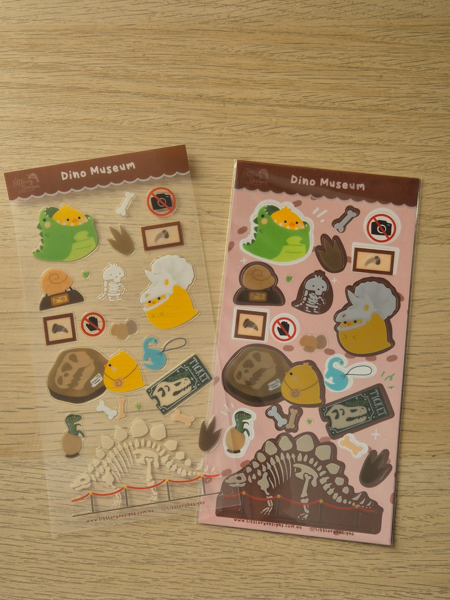 Dino Museum Sticker Sheet