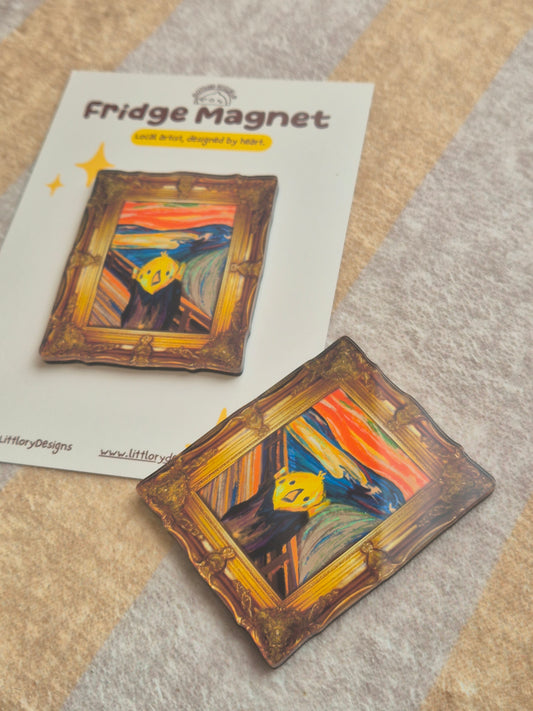 The Scream Fridge Magnet