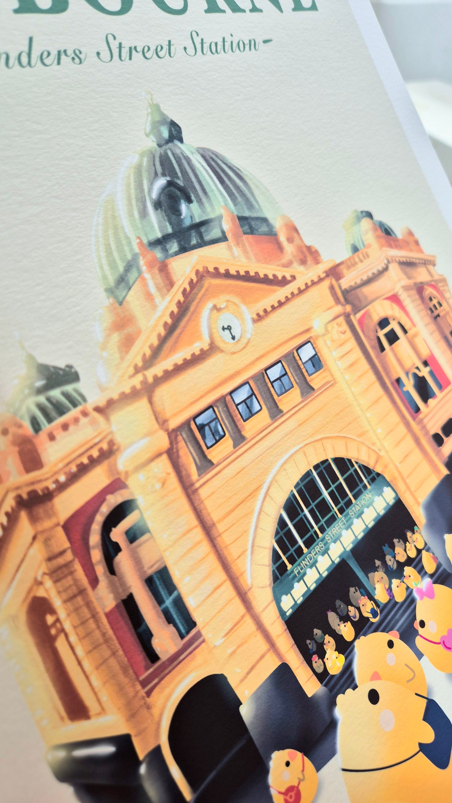 Flinders Street Art Print