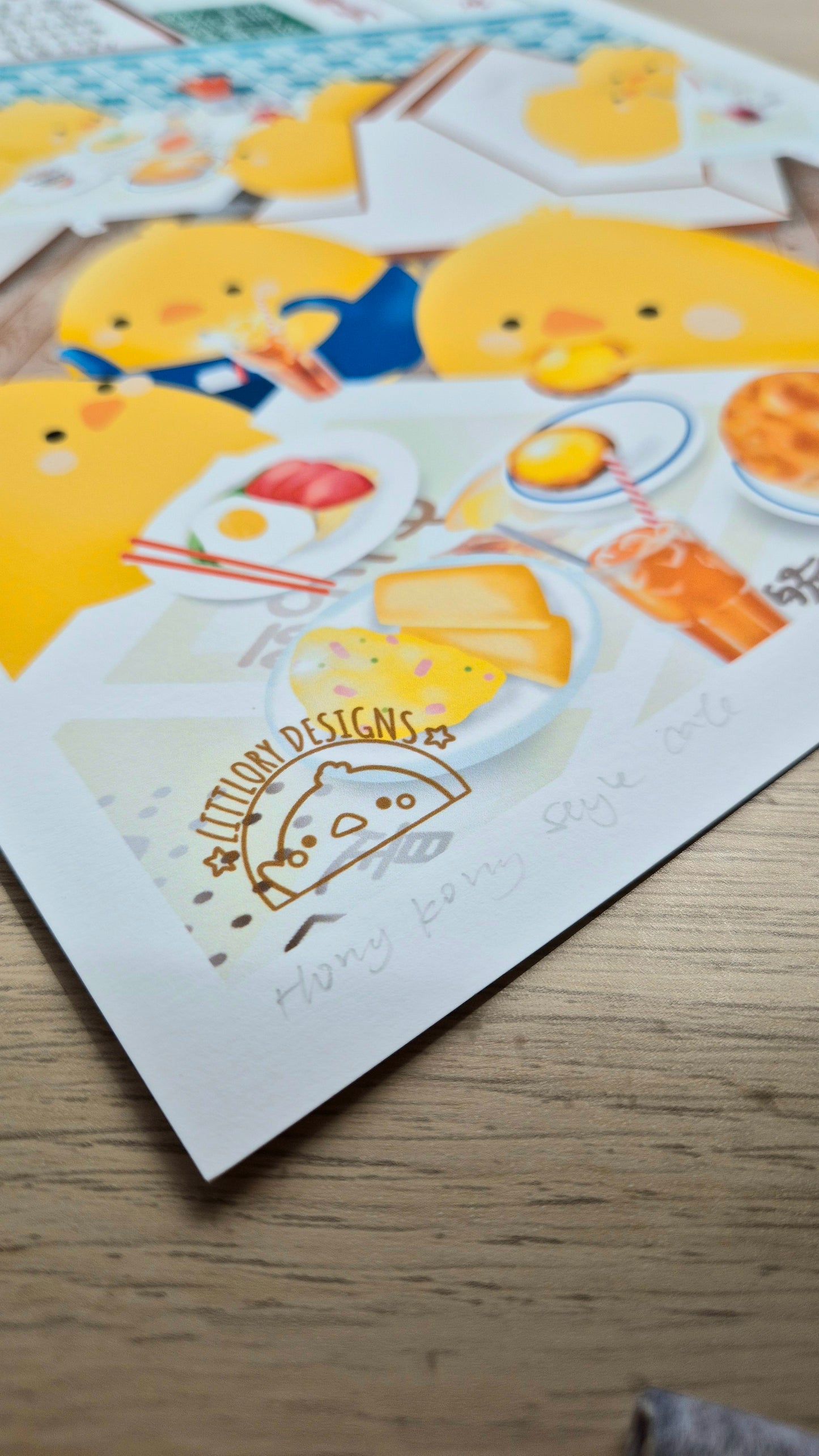 HK Style Cafe Art Print