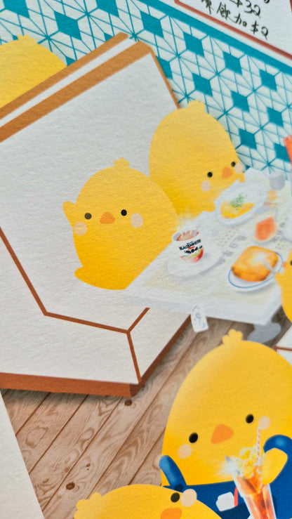 HK Style Cafe Art Print