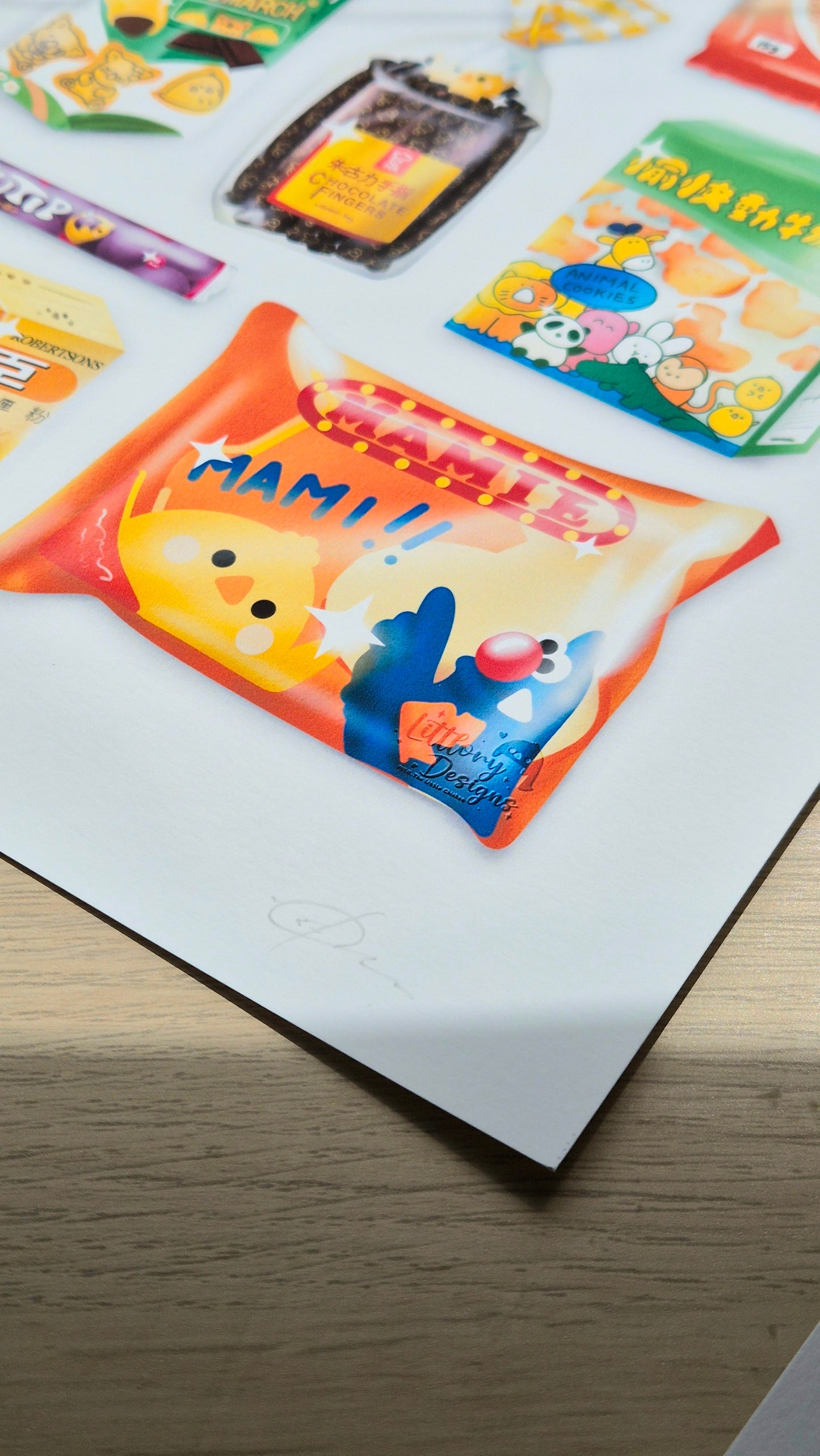 Childhood Snacks Art Print