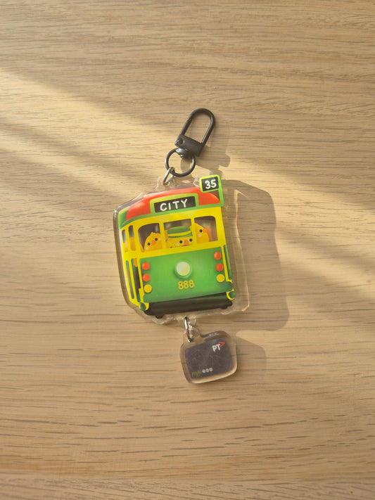 Melbourne Tram Keychain