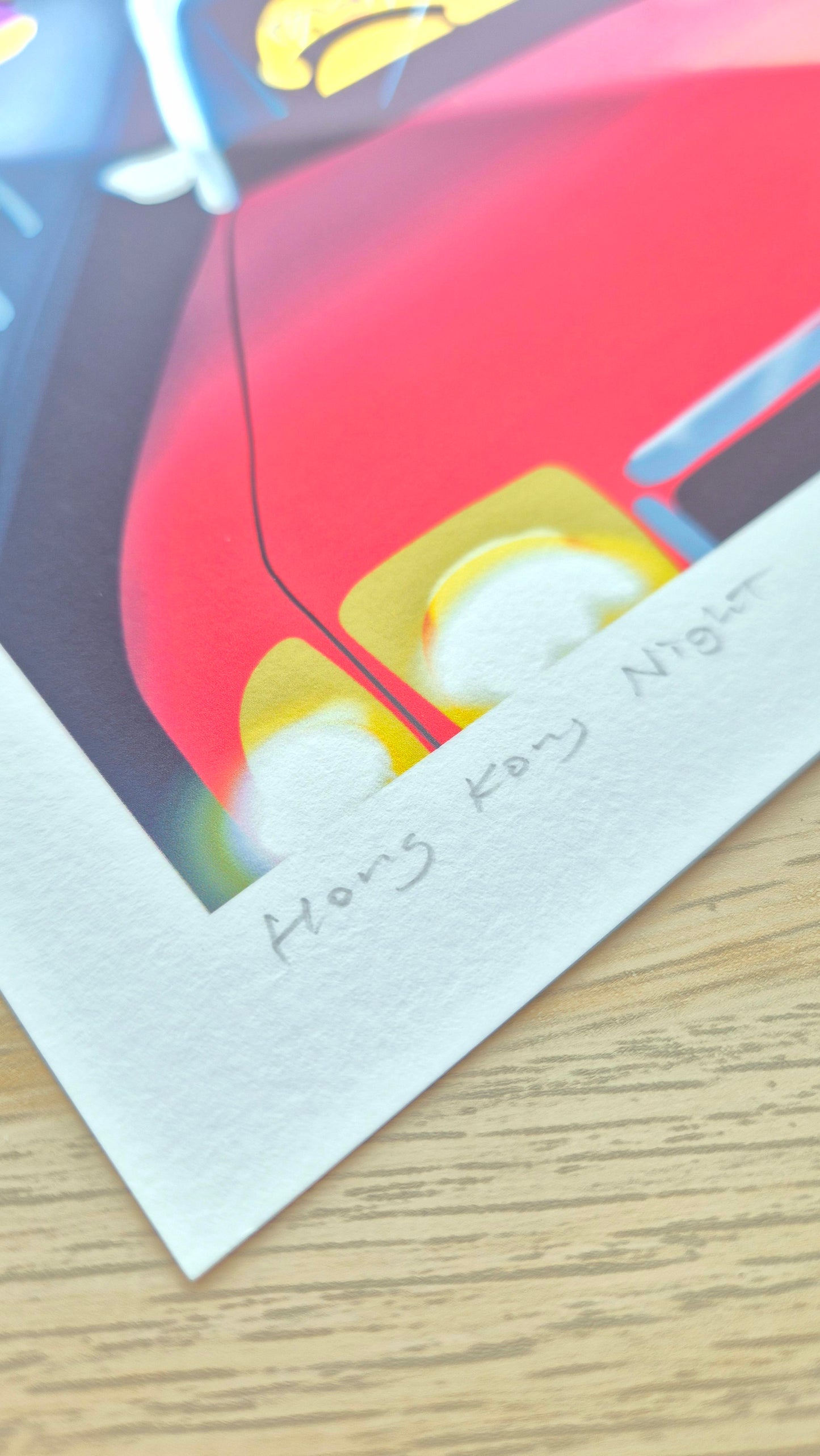 Hong Kong Night Art Print