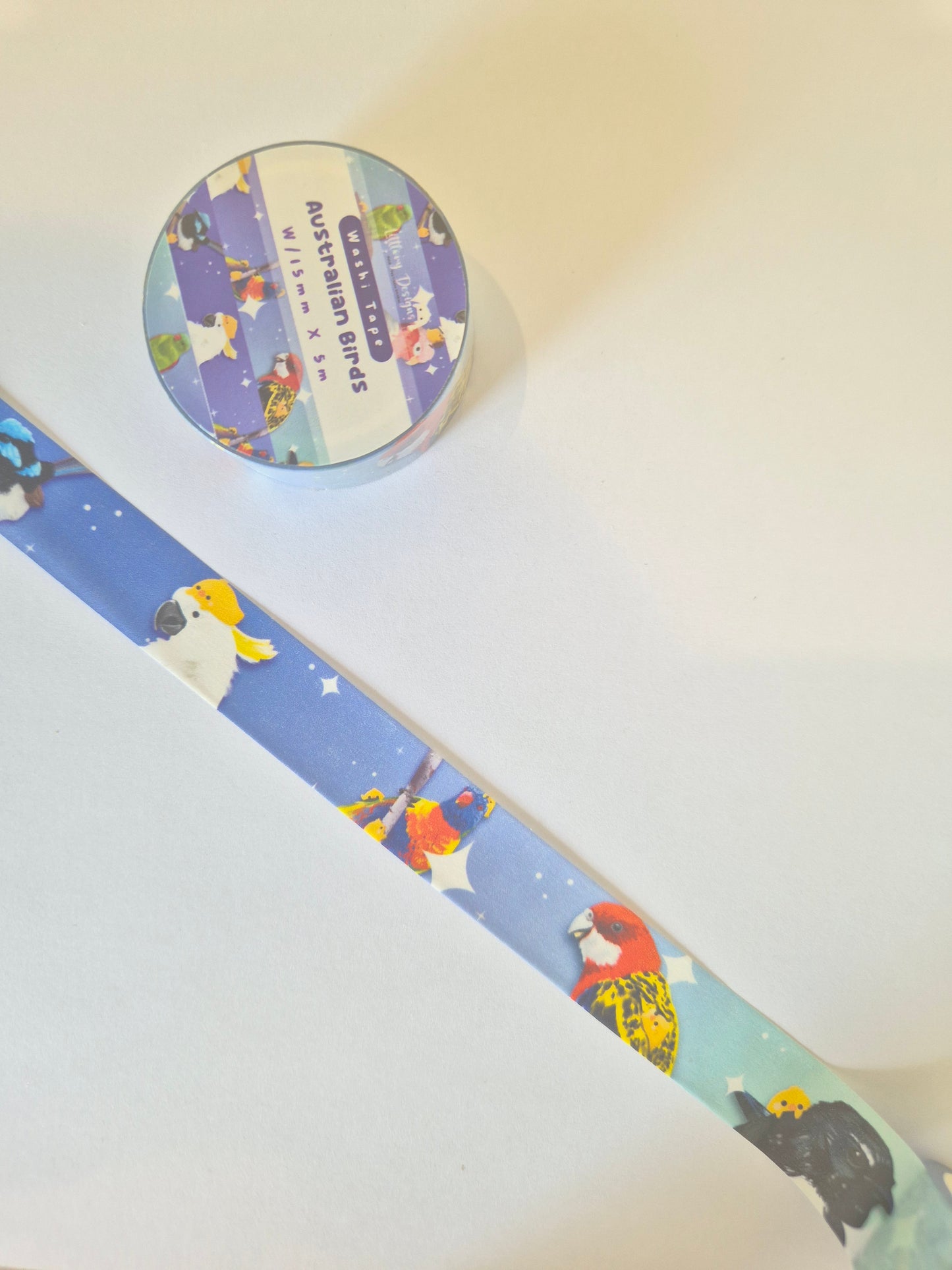 Australian Birds Washi Tape