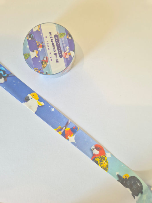 Australian Birds Washi Tape