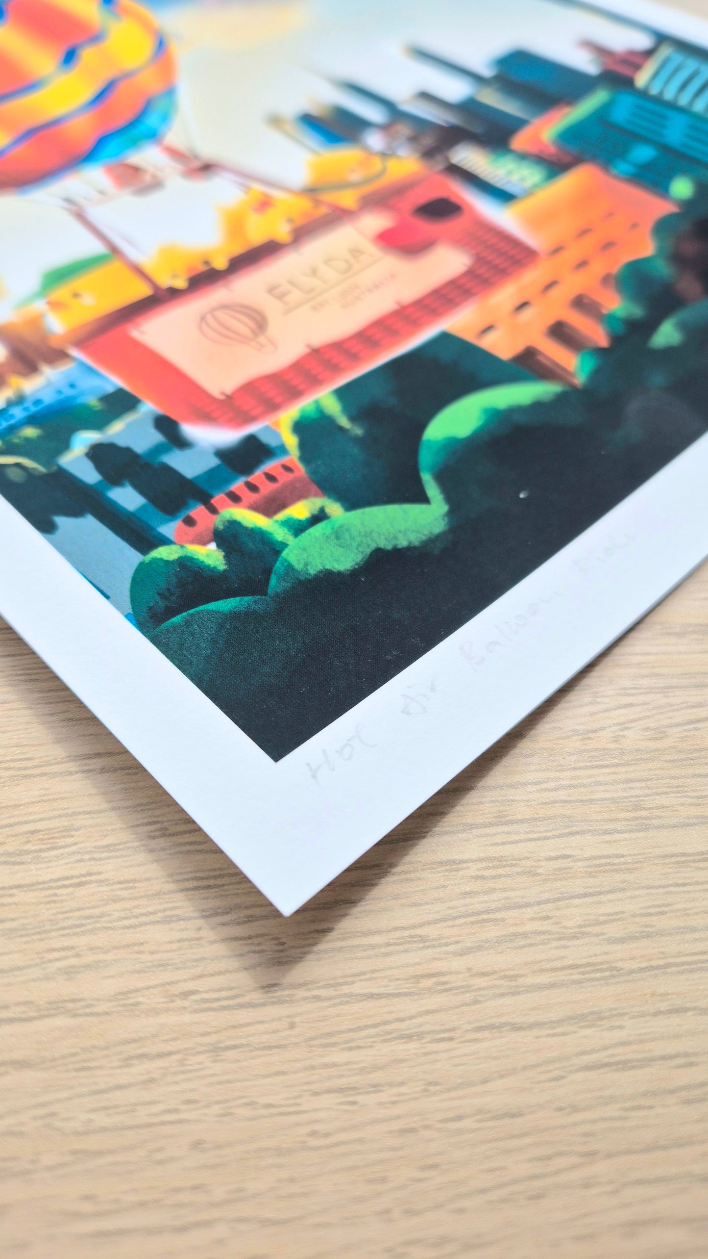 Melbourne Hot Air Balloon Ride Art Print