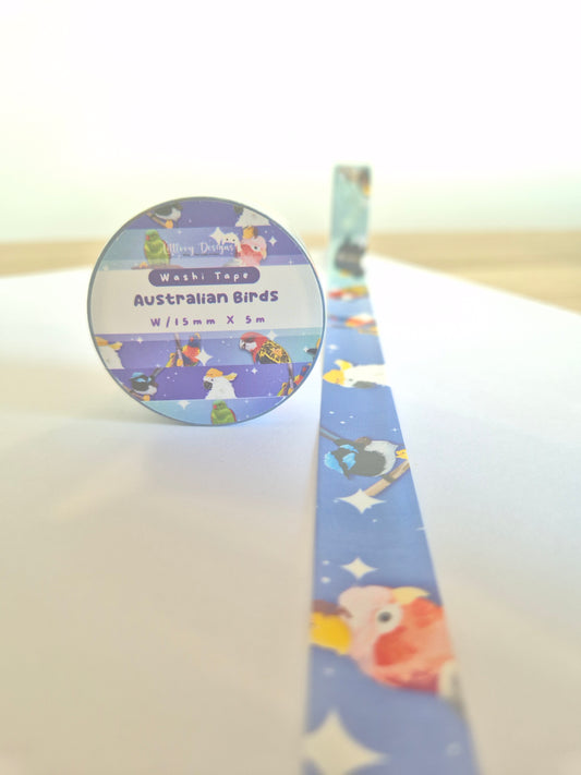 Australian Birds Washi Tape