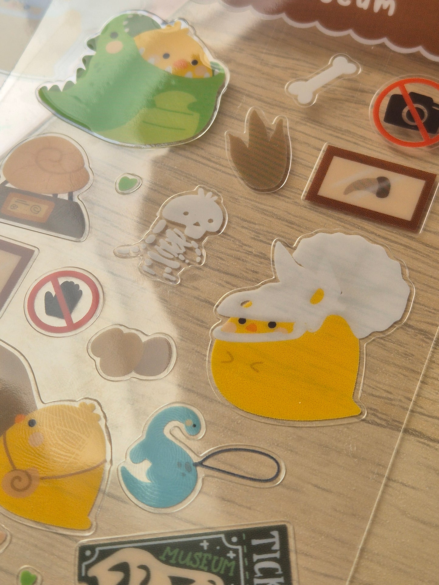 Dino Museum Sticker Sheet