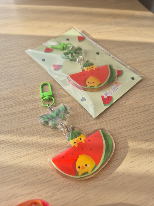 Watermelon Keychain