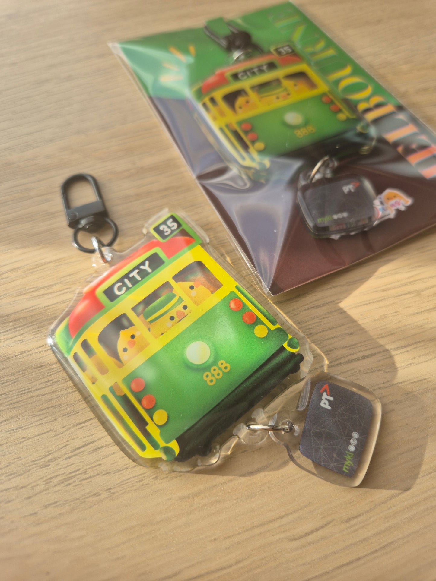 Melbourne Tram Keychain