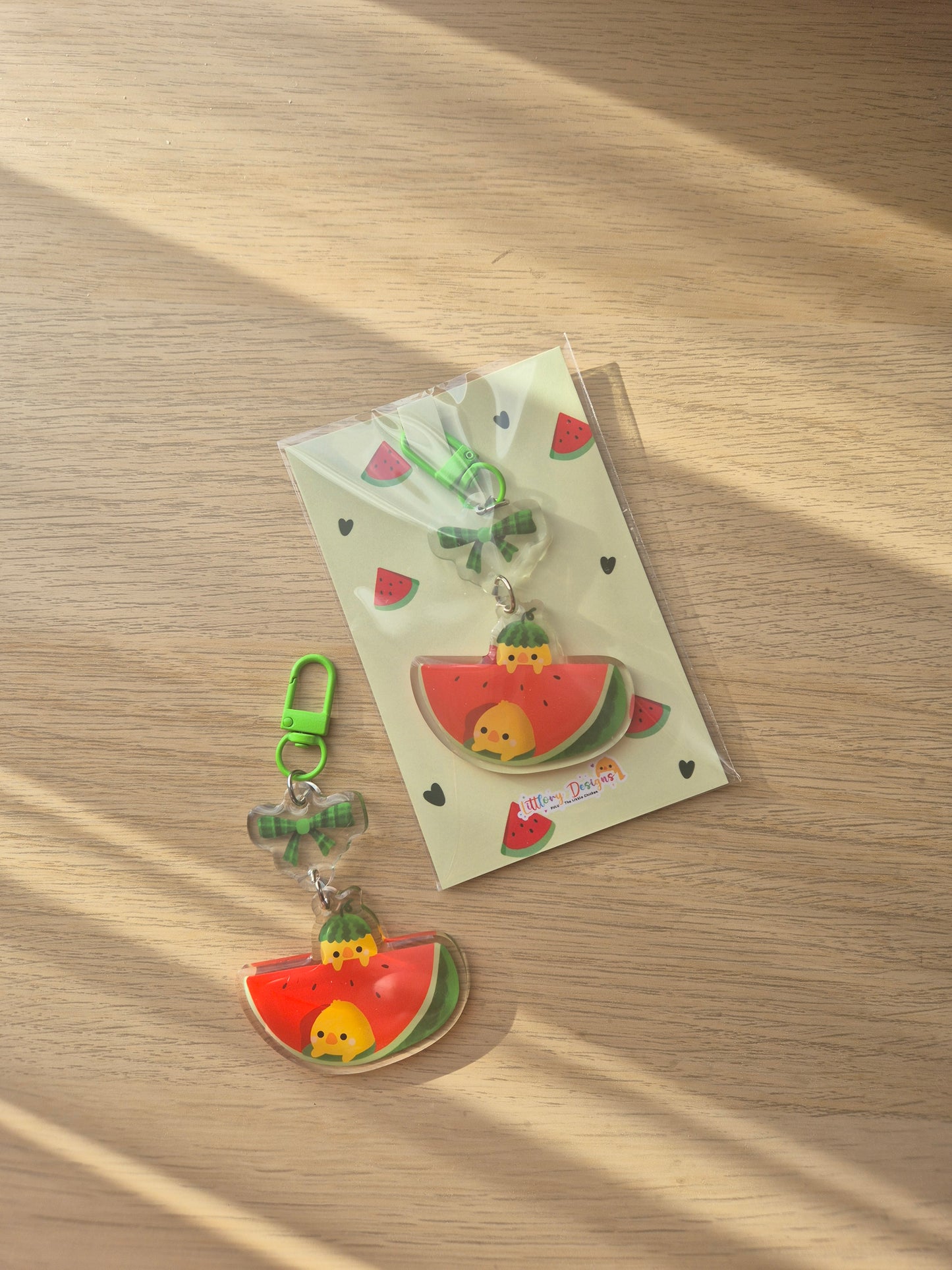 Watermelon Keychain