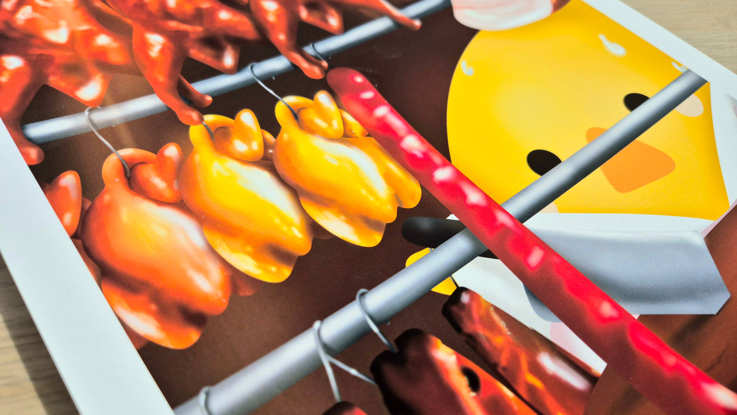 Hong Kong Siu Mei Shop Art Print