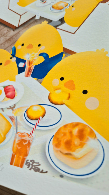 HK Style Cafe Art Print