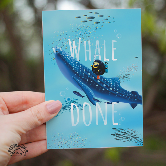 Whale Done Card